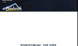 
							         PONYFORUM GmbH – Hier kauft man Ponys!								  
							    