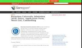 
							         Poornima University Admission 2018: Dates, Application Form, Merit ...								  
							    