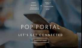 
							         POP Portal — Prince of Peace Catholic Community								  
							    