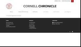 
							         Pop-up portal preview coming March 7 | Cornell Chronicle								  
							    