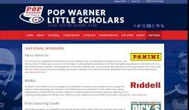 
							         Pop Warner National Sponsors - Youth Football - Youth ...								  
							    