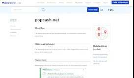 
							         popcash.net - Malwarebytes Labs | Malwarebytes Labs ...								  
							    