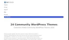 
							         Popular community WordPress themes - MH Themes								  
							    