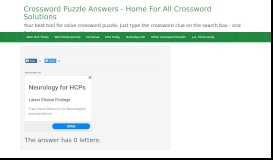 
							         Popular web portal crossword clue - Crossword Puzzle Answers								  
							    