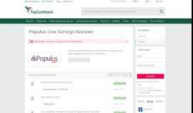 
							         Populus Live Surveys Reviews & Feedback From Real Members								  
							    