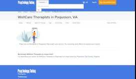 
							         Poquoson WellCare Therapist - WellCare Therapist Poquoson ...								  
							    