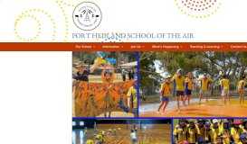 
							         Port Hedland School of the Air								  
							    