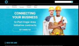 
							         Port Hope Contractor Portal: Home page								  
							    