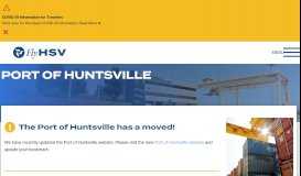 
							         Port of Huntsville | Portal - Huntsville International Airport								  
							    