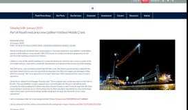 
							         Port of Rosyth welcomes new Liebherr Harbour Mobile Crane | Forth ...								  
							    