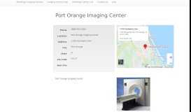
							         Port Orange Imaging Center - Port Orange FL								  
							    