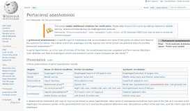 
							         Portacaval anastomosis - Wikipedia								  
							    