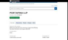
							         PORTAFINA LLP - Overview (free company information from ...								  
							    