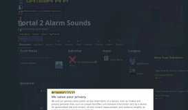 
							         Portal 2 Alarm Sounds | Sonic Mania Sound Mods - GameBanana								  
							    