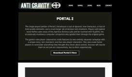 
							         Portal 2 - Anti Gravity One - Weebly								  
							    