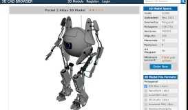 
							         Portal 2 Atlas 3D Model - 3D CAD Browser								  
							    