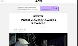 
							         Portal 2 Avatar Awards Revealed | Attack of the Fanboy								  
							    