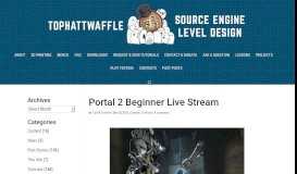 
							         Portal 2 Beginner Live Stream | TopHATTwaffle								  
							    