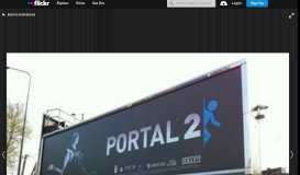 
							         Portal 2 billboard | Ian Fogg | Flickr								  
							    