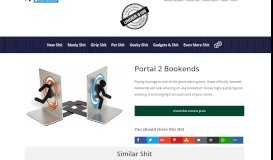 
							         Portal 2 Bookends - Cheap Shit You Want								  
							    