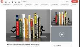 
							         Portal 2 Bookends for Shelf and Books » Gadget Flow								  
							    