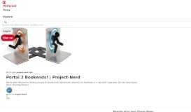 
							         Portal 2 Bookends | Nerd Stuff | Gamer gifts, Bookends, Home decor ...								  
							    
