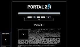 
							         Portal 2 Chapter 2: The Cold Boot Walkthrough / Secret Easter Egg ...								  
							    