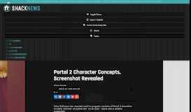 
							         Portal 2 Character Concepts, Screenshot Revealed | Shacknews								  
							    