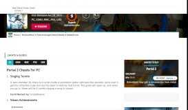 
							         Portal 2 Cheats - GameSpot								  
							    