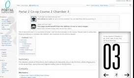 
							         Portal 2 Co-op Course 2 Chamber 3 - Portal Wiki								  
							    