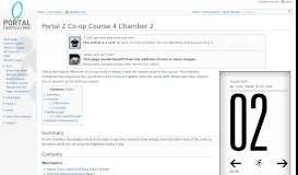 
							         Portal 2 Co-op Course 4 Chamber 2 - Portal Wiki								  
							    
