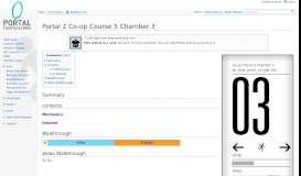 
							         Portal 2 Co-op Course 5 Chamber 3 - Portal Wiki								  
							    