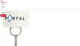
							         Portal 2 Companion Cube Keychain - Game thud | Keychains ...								  
							    