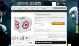 
							         Portal 2 Companion Cube Mug | getDigital								  
							    