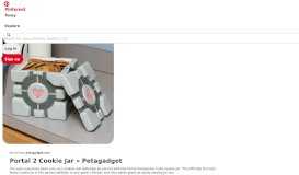 
							         Portal 2 Cookie Jar | Gift Ideas | Companion cube, Geek decor, Geek ...								  
							    