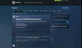 
							         Portal 2 COOP Discord Server :: Portal 2 General Discussions								  
							    