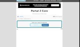 
							         Portal 2 Core - ShindanMaker								  
							    