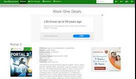 
							         Portal 2 :: Deals :: Xbox One :: StoreParser.com								  
							    