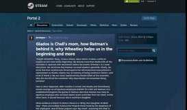 
							         Portal 2 Dyskusje ogólne - Steam Community								  
							    