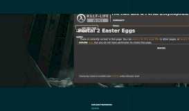 
							         Portal 2 Easter Eggs | Half-Life Wiki | FANDOM powered by Wikia								  
							    