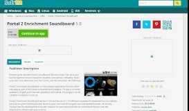 
							         Portal 2 Enrichment Soundboard 1.0 Free Download								  
							    