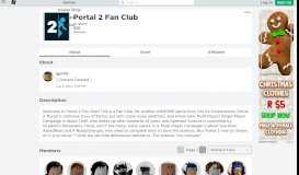 
							         Portal 2 Fan Club - Roblox								  
							    