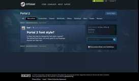 
							         Portal 2 font style? :: Portal 2 General Discussions - Steam Community								  
							    