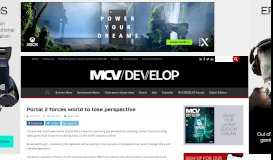 
							         Portal 2 forces world to lose perspective – MCV - MCV UK								  
							    