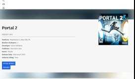 
							         Portal 2 - Game Informer								  
							    