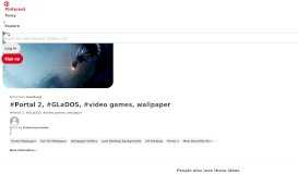 
							         #Portal 2, #GLaDOS, #video games, wallpaper | mocah | Portal ...								  
							    