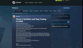 
							         Portal 2 Hat/Skin/ and Flag Trading CLOSED :: Portal 2 General ...								  
							    