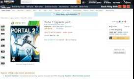 
							         Portal 2 [Japan Import]: Video Games - Amazon.com								  
							    
