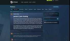 
							         portal 2 just closing :: Portal 2 General Discussions - Steam Community								  
							    