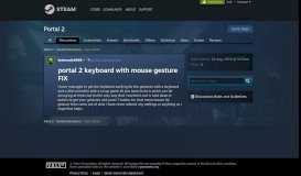 
							         portal 2 keyboard with mouse gesture FIX :: Portal 2 General ...								  
							    